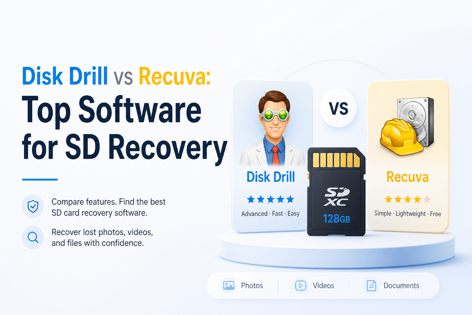 Disk Drill vs Recuva: Top Software for SD Recovery 2026