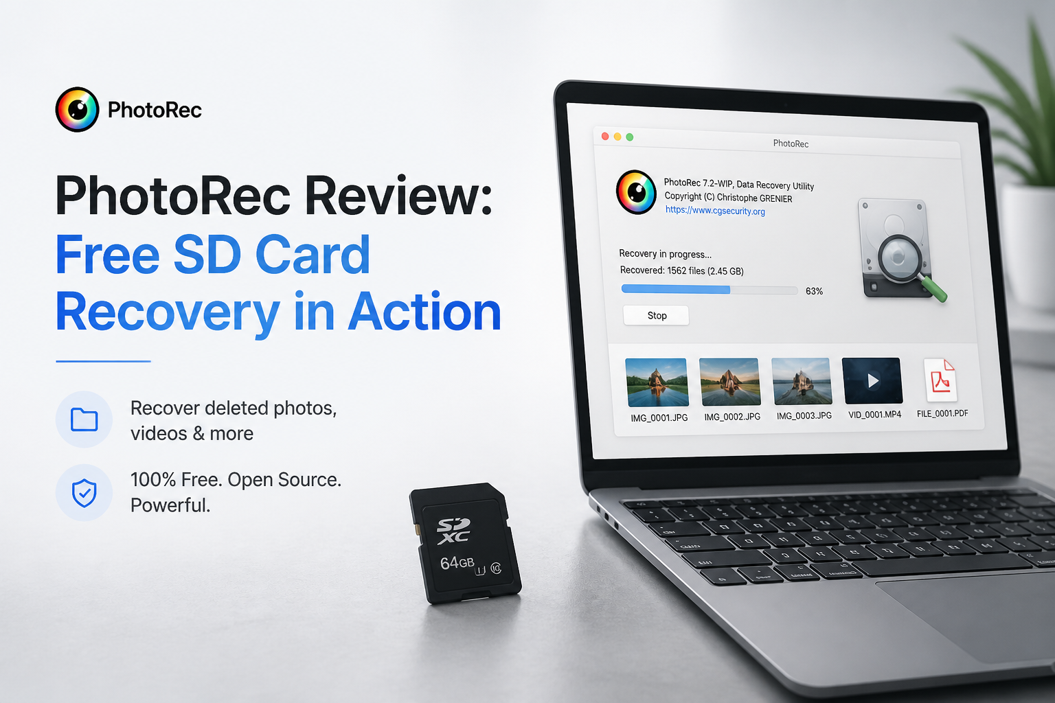 PhotoRec Review 2026: Free SD Card Recovery in Action